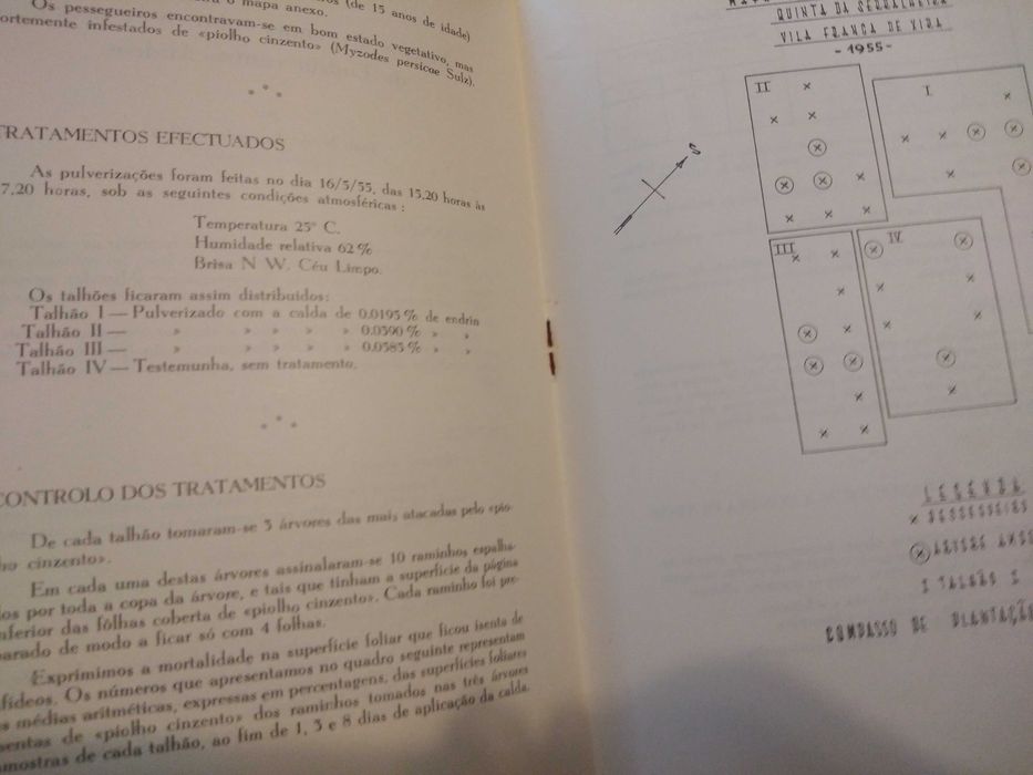 Ensaios de campo sobre o emprego de Endrin contra Afídeos