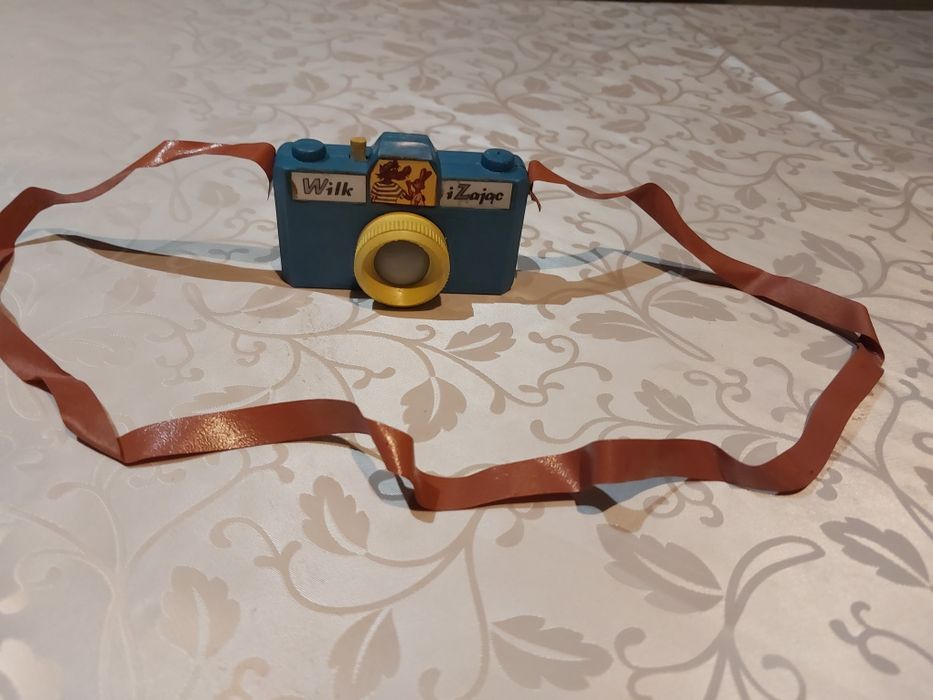 Mini aparat Prl wilk i zając slajdy wyświetla sprawny