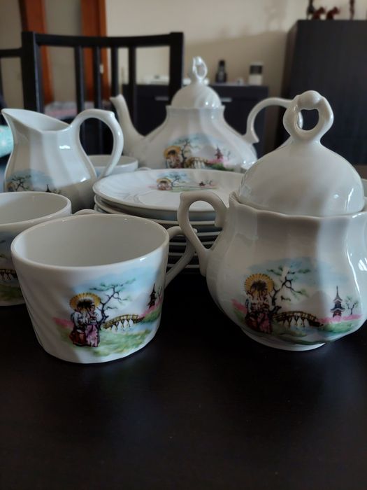 Serviço chávenas Japão