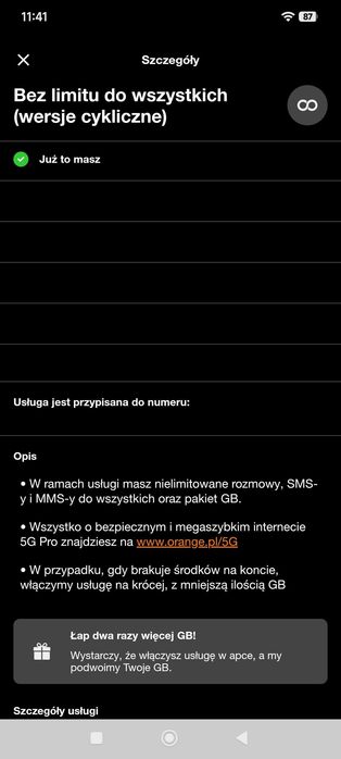 Orange Internet Na Kartę Bez Umowy 12000 Gb 12TB
