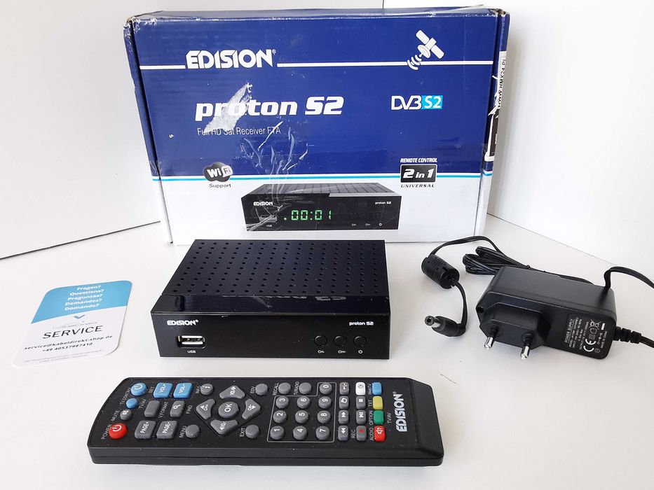 Dekoder Tuner Satelitarny TV Edision Proton S2 DVB-S2
