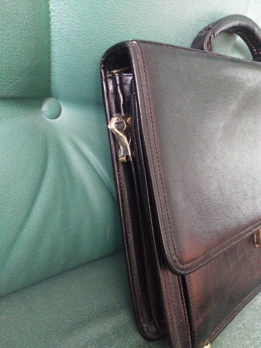 портфель кожаный