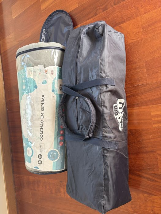Cama berço de viagem com colchao
