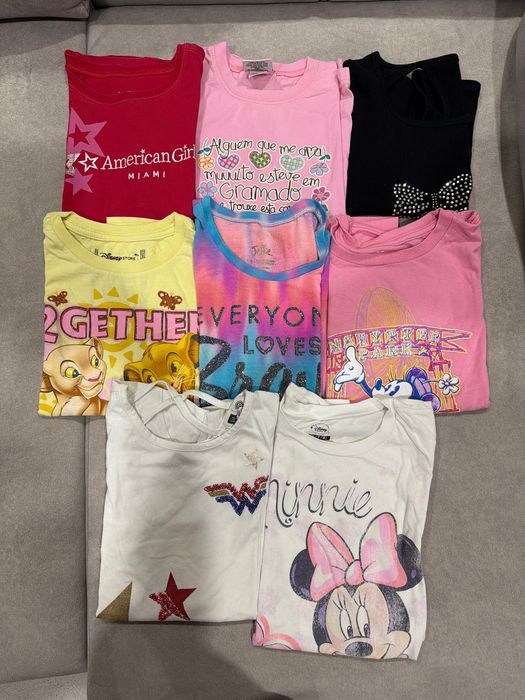 Pack 8 Camisas raparigas 8/10 anos