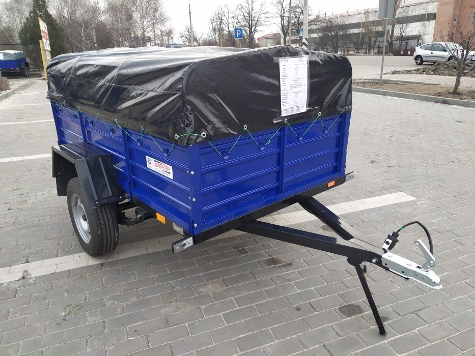 Купить крепкий одноосный прицеп Кремень+ КРД