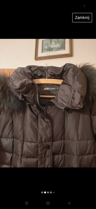 Płaszczyk zimowy firmy Paker.