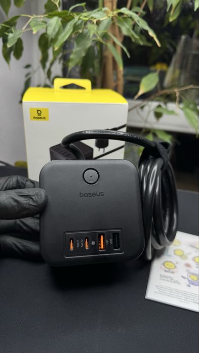 Запядний пристрій Базеус Strip 30w Baseus зарядний пристрій з розеткою