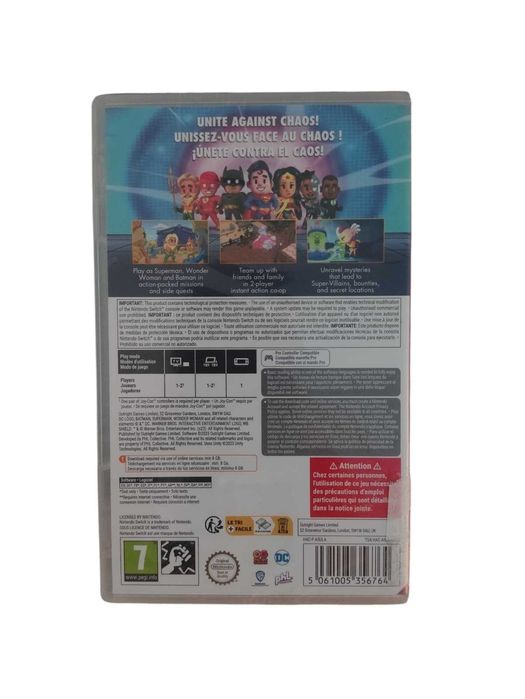 DC Justice League: Cosmic Chaos na Nintendo Switch KOD