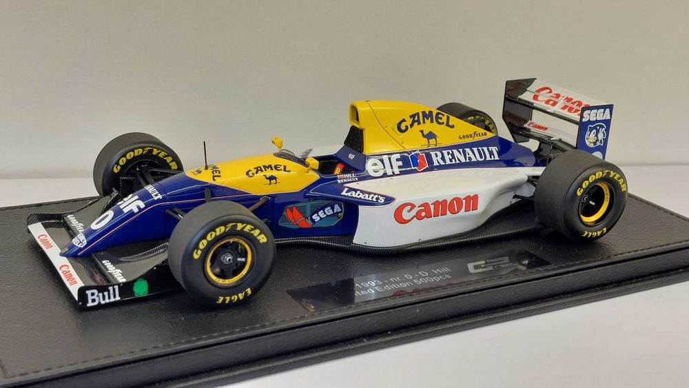Williams FW15C D.Hill Sega Gp Replicas 1:18