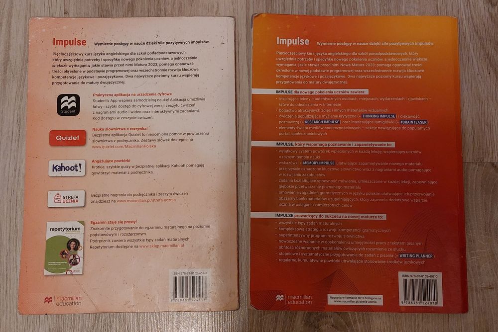 Impulse 4 podręcznik i ćwiczenia