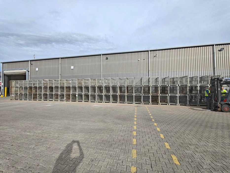 Gitterbox używany 1240x835x970 mm | Pojemnik metalowy | Możliwość wynajmu
