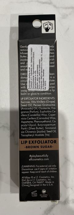 Złuszczający peeling do ust e.l.f. Lip exfoliator Brown sugar nowy