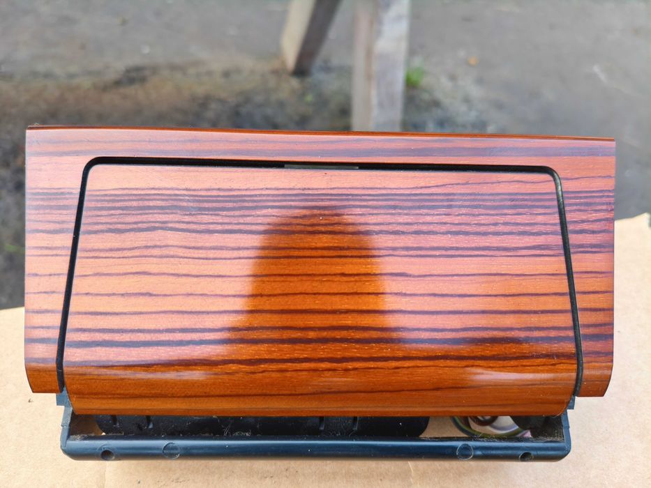 Drewno zebrano panel lewarka popielniczka panel nawiewu Mercedes w124