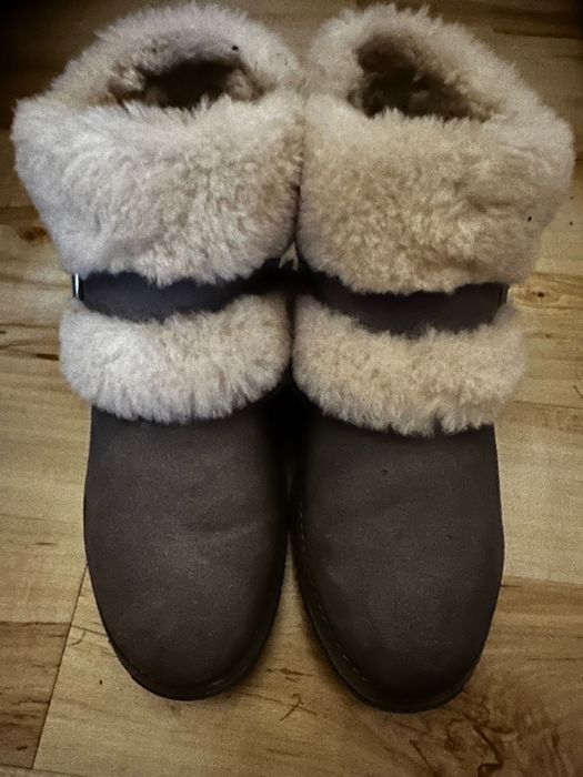 Buty zimowe z futerka Emu