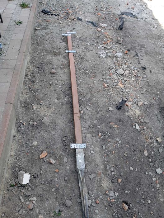 kantówka drewniana mocowania kotwa