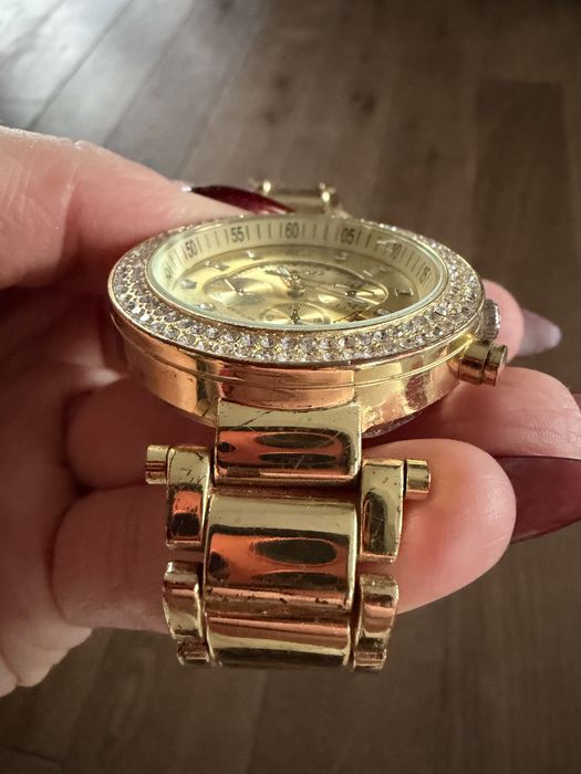 Zegarwk damski zloty z krysztalkami Michael Kors