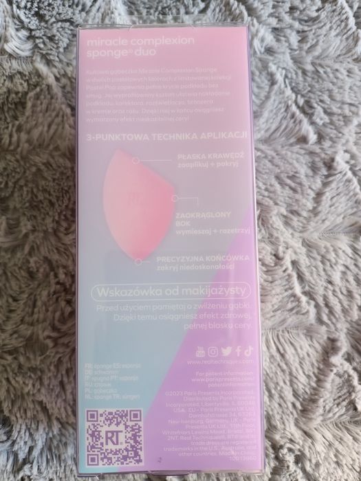 Gąbki do makijażu Real techniques pastel pop