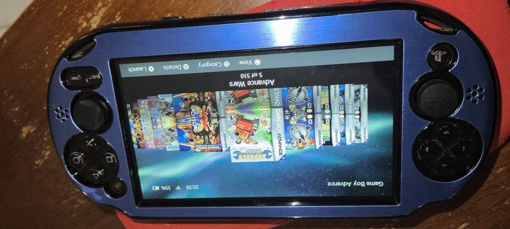 Sony ps vita com capa e cartao 512gb