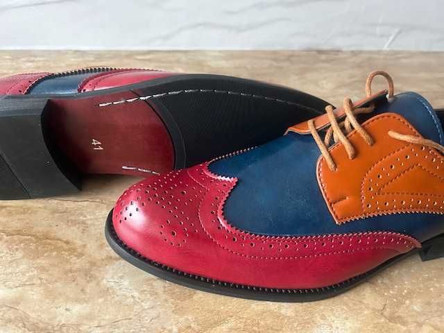 Nowe Buty Męskie Eleganckie Casualowe sznurowane