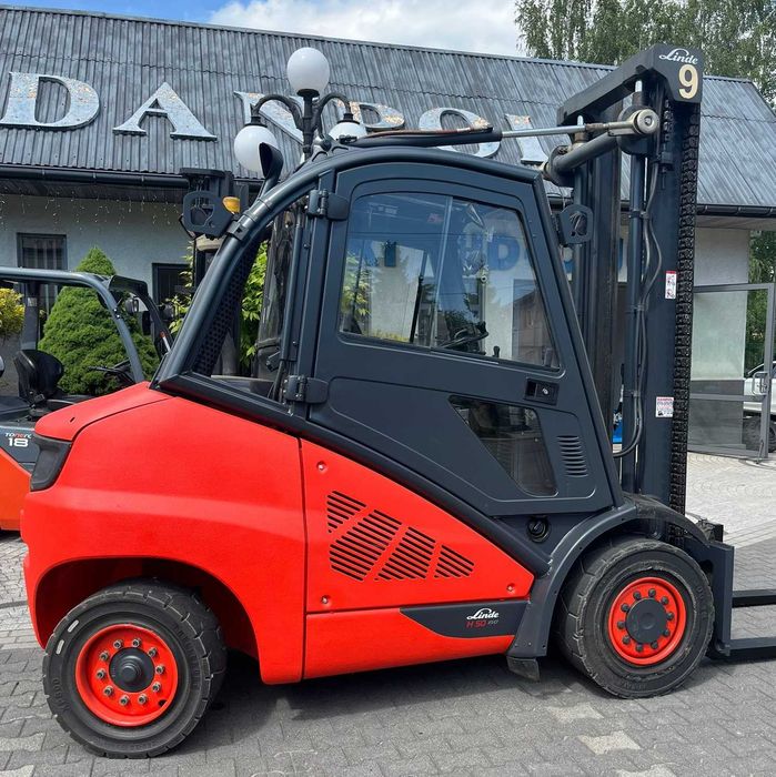 Wózek widłowy LINDE H50D widlak diesel duplex 394 5t