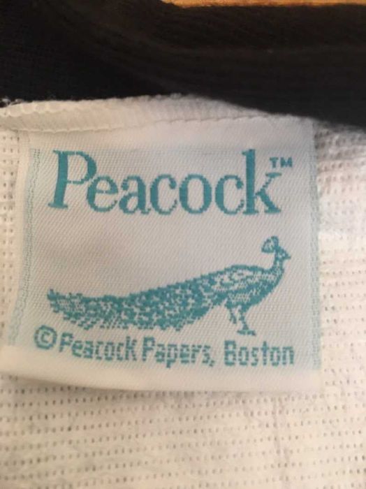 Винтаж peacock papers boston куртка 1990-х годов.редкость