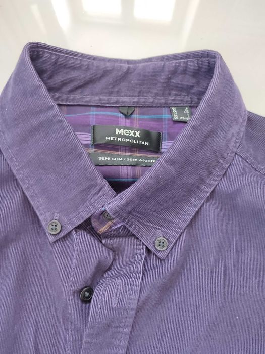 Koszula męska Mexx Metropolitan semi SLim sztruks rozmiar L jak nowa