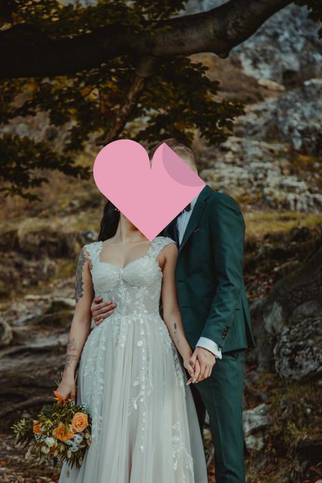 Przepiękna Sukienka Ślubna , jak nowa