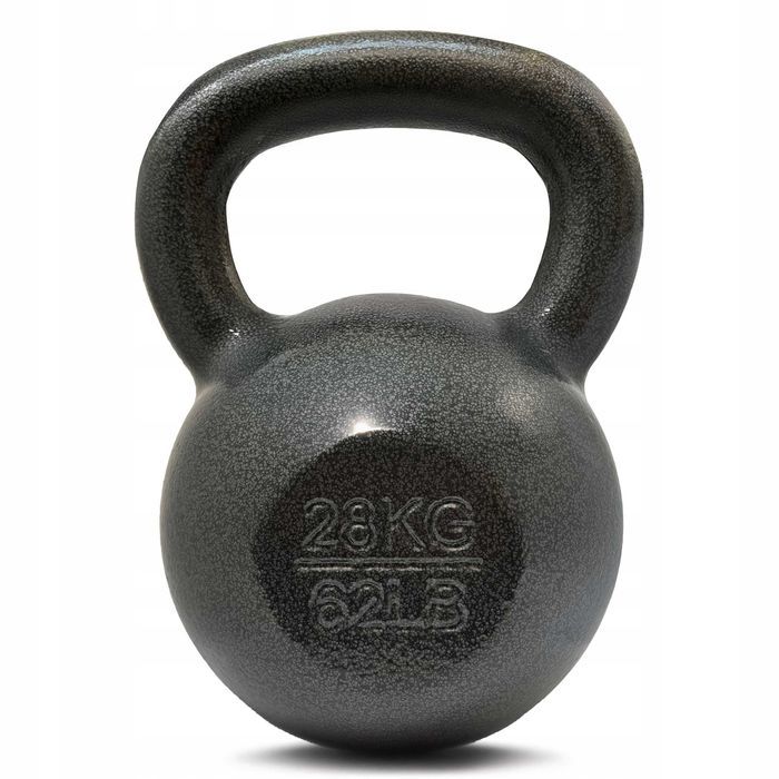 Kettel kettlebell 28kg kula hantla odważnik hantel żeliwny żeliwna