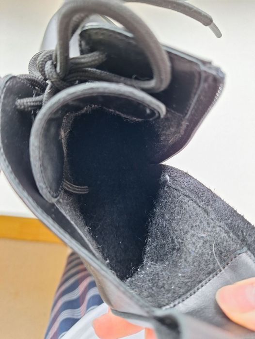 Продам женские кожаные зимние ботинки, жіночі шкіряні зимові черевики