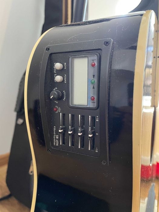 Gitara elektroakustyczna Ever Play + stojak + pokrowiec