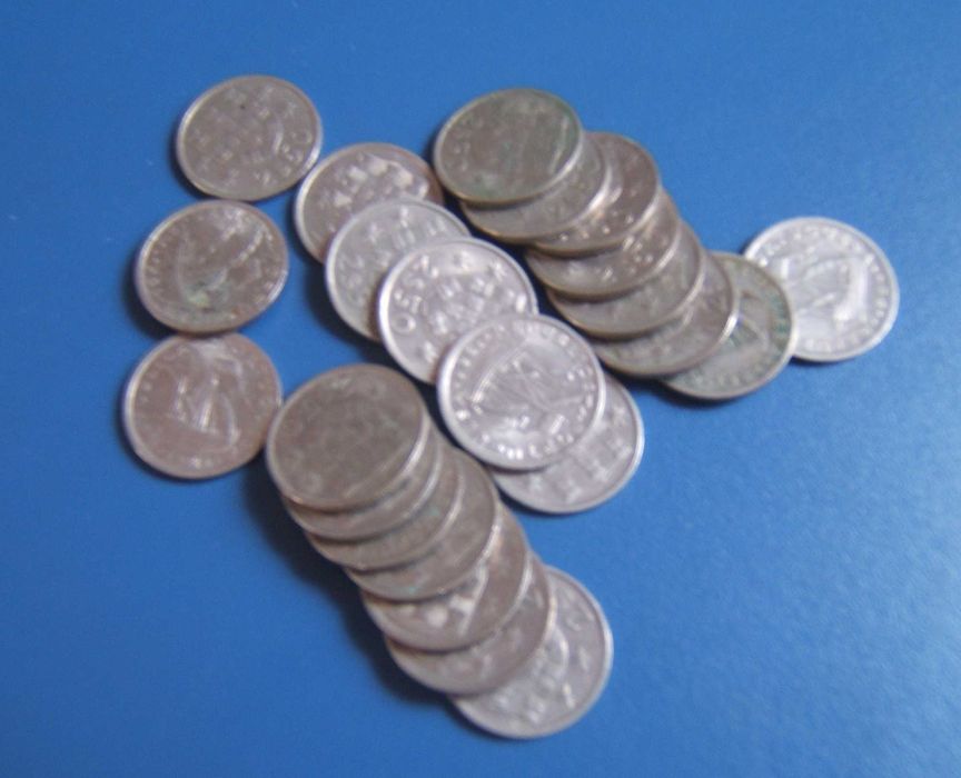 Moeda antiga 2,50 escudos de 1963 a 1985 inclusivé