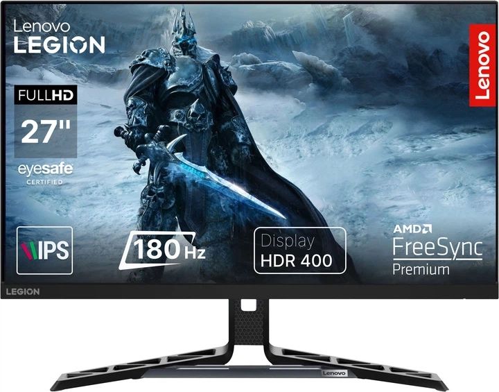 Монитор 27" Lenovo Legion R27i-30 (67B5GAC1UA) IPS / 180Hz / 0,5 мс MPRT / HDR 400 / AMD FreeSync Premium / Adaptive Sync / HDMI 2.1 / Динаміки 3Вт