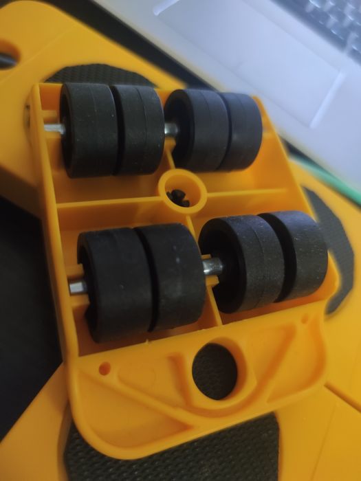 Rolki transportowe pod meble 150kg udźwigu jak nowe 4 sztuki
