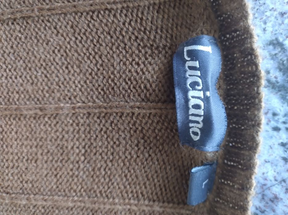 Sweterek męski rozpinany L