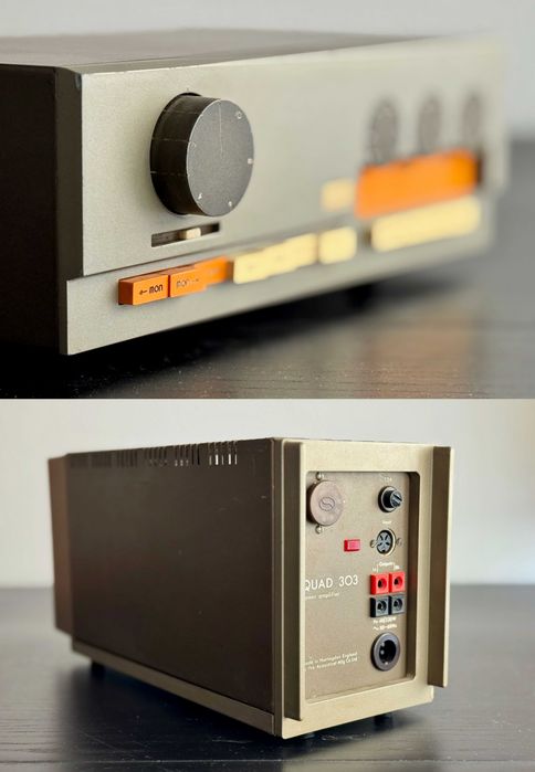 QUAD 33 + QUAD 303 | Conjunto Hi-Fi Vintage Inglês