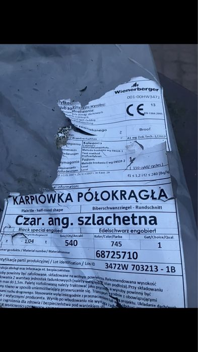 Dachowka karpiowka czarna szlachetna
