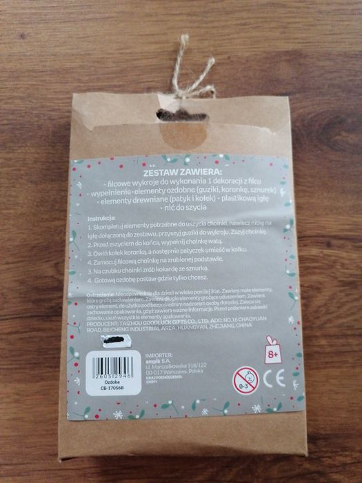 Zestaw kreatywny - choinka.