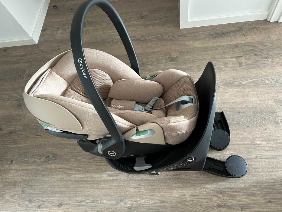 Cybex cloud t i-size + adaptadores carrinho + isofix cloud t