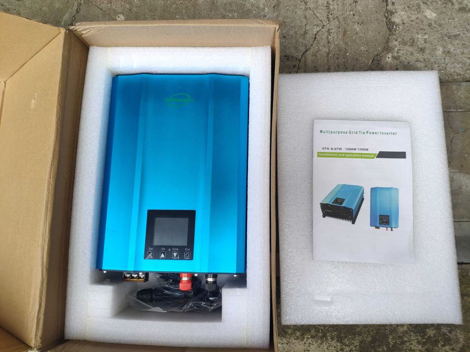 ON-GRID сетевой инвертор с чистой синусоидой 1000Вт (55V~90V--BAT:48V)