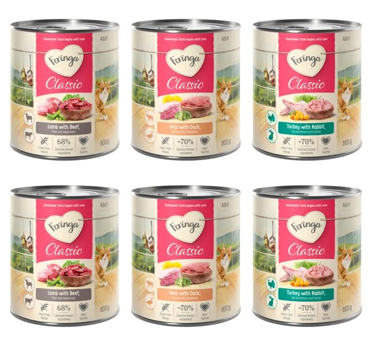 Karma Feringa Claasic dla kota 6x 800g