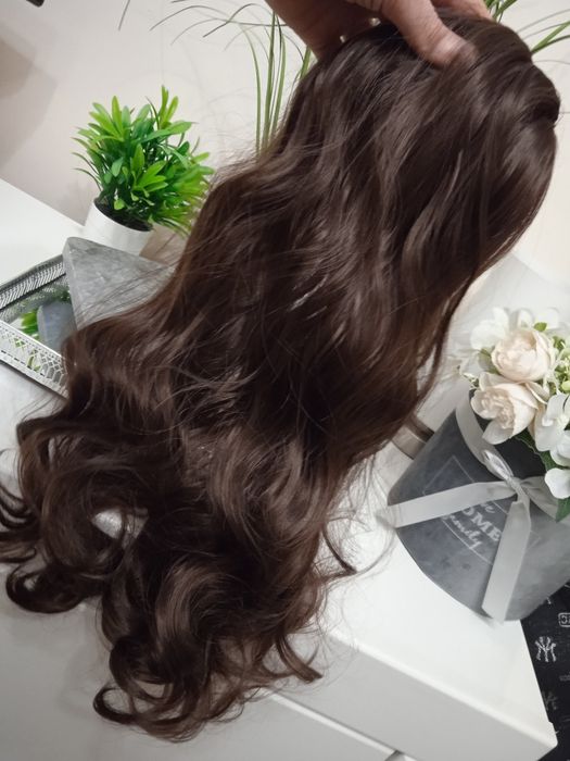 Sztuczne włosy kucyk na spince