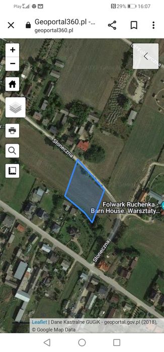 Działka rolnicza 32 ara Ruchna centrum