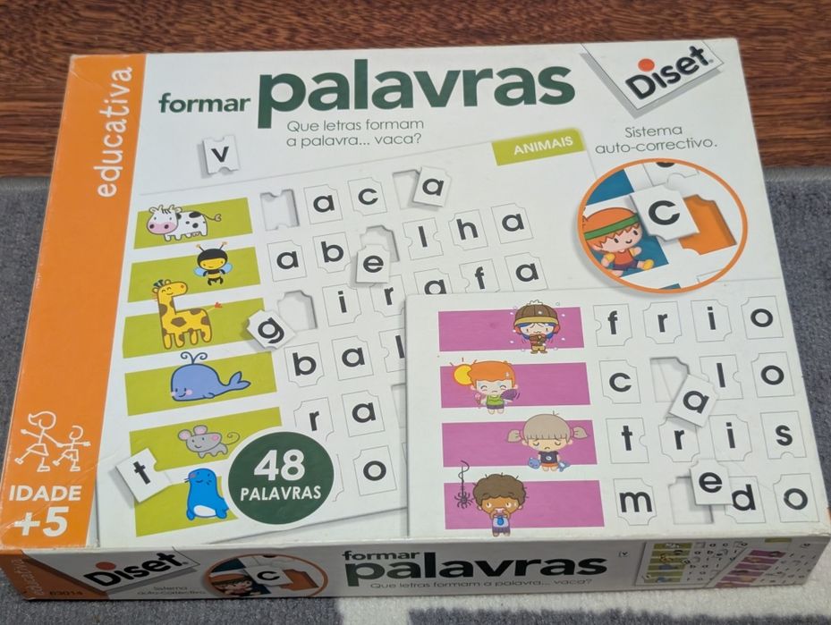 Vários jogos de aprendizagem para crianças