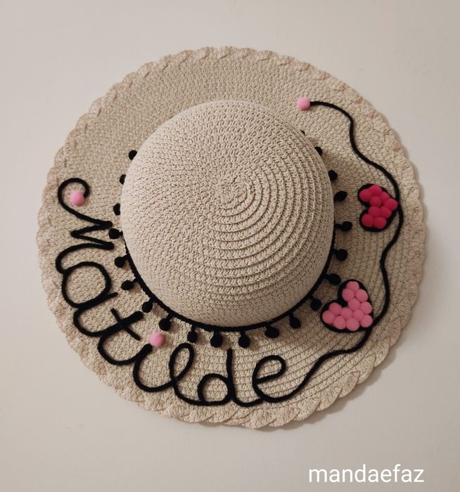 Chapéus nome personalizado