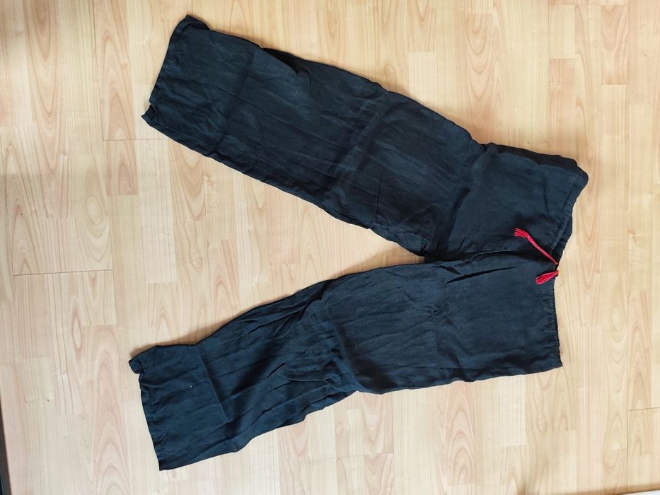 Spodnie lniane unisex rozmiar M lub L