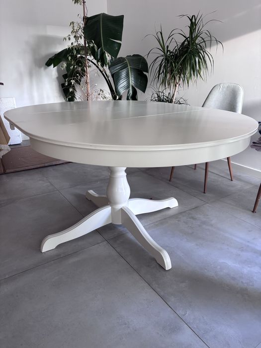Mesa redonda ikea 110/155 cm