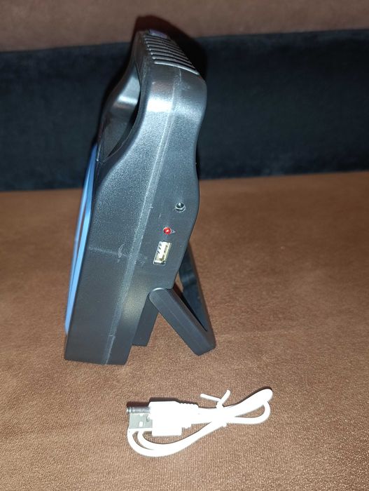 Фонарик фонарь мощный 3режима, аккумулятор usb + солнечная батарея. Новый в упаковке!