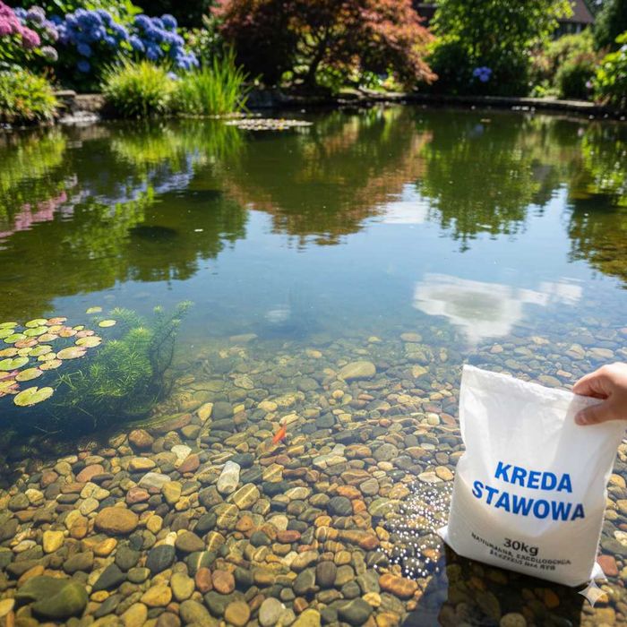 Kreda do oczka wodnego, kreda do ryb, kreda do stawu kreda 30 kg