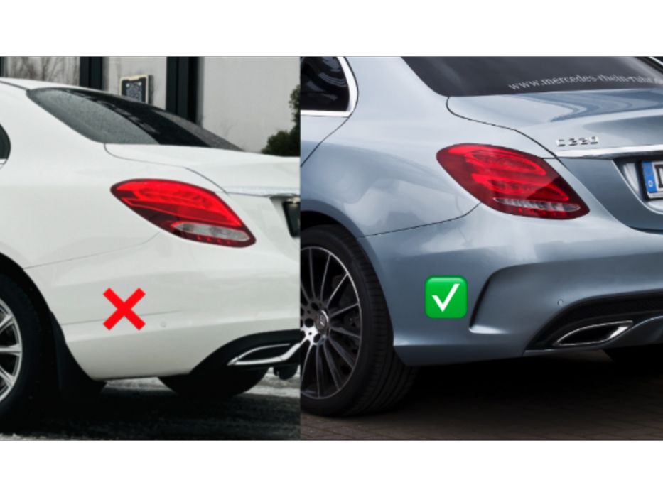 Mercedes C-сlass W205 2018-2021р Комплект обвісів з дифузором AMG C63