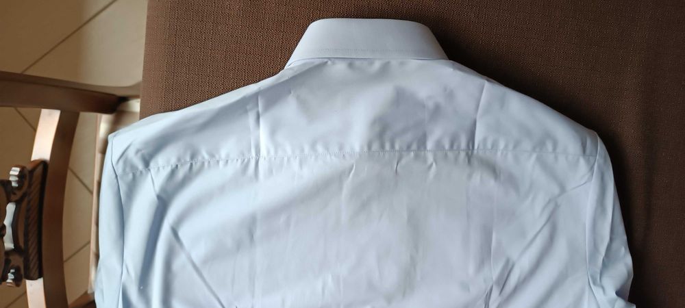 NOWA koszula męską z krótkim rękawem " Wólczanka" kołnierzyk 39